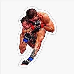 Khabib Nurmagomedov vs Conor McGregor Sticker