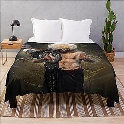 Art Khabib Nurmagomedov Wallpaper Throw Blanket