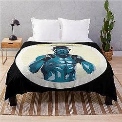 Khabib Nurmagomedov G.O.A.T. UFC 254 Throw Blanket