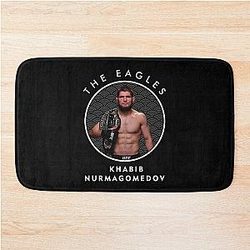 Khabib Nurmagomedov in the circle Bath Mat