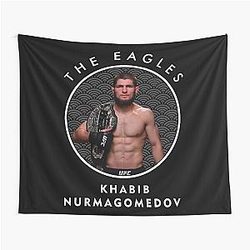 Khabib Nurmagomedov in Circle Tapestry