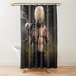 Art Khabib Nurmagomedov Wallpaper Shower Curtain