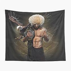 Khabib Nurmagomedov Art Wallpaper Tapestry