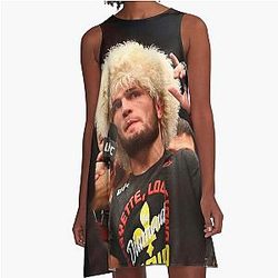 Khabib Nurmagomedov A-Line Dress