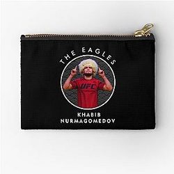 Khabib Nurmagomedov In Circle Zipper Pouch