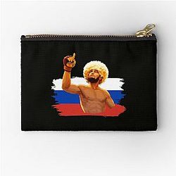 Khabib Nurmagomedov Russian Zipper Pouch
