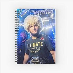 Khabib Nurmagomedov Spiral Notebook