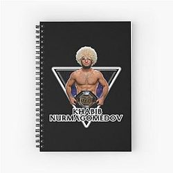Khabib Nurmagomedov In Spiral Notebook