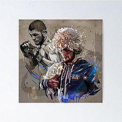 Art Khabib Nurmagomedov Poster
