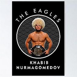 Khabib Nurmagomedov In the Circle Poster