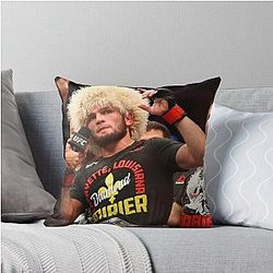 Khabib Nurmagomedov Throw Pillow