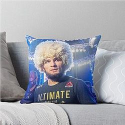 Khabib Nurmagomev Throw Pillow