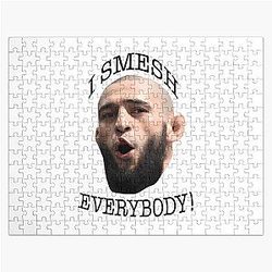 Khamzat Chimaev Smesh Everybody Jigsaw Puzzle