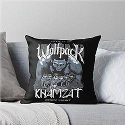 Khamzat Chimaev Throw Pillow