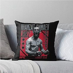 Khamzat Chimaev Throw Pillow