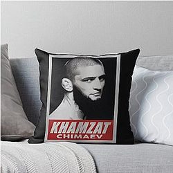 Khamzat Chimaev Chechen Throw Pillow