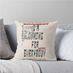 Khamzat Chimaev Coming for Everyone Throw Pillow