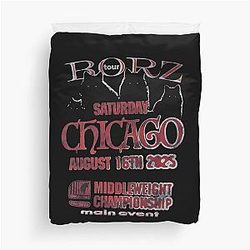 Khamzat Chimaev Borz Tour Duvet Cover