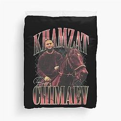 Khamzat Chimaev Borz Duvet Cover