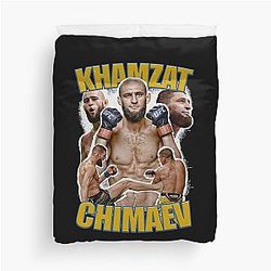 Khamzat Chimaev Mountain Wolf Duvet Cover