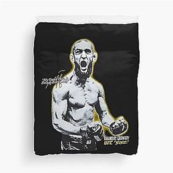 Khamzat Chimaev My Game Plan Is To Smash Everybody Duvet Cover