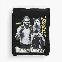 Khamzat Chimaev Borz UFC Duvet Cover
