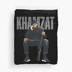Khamzat Chimaev The Chechen Wolf Duvet Cover