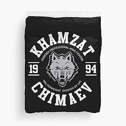 Khamzat Chimaev Wolf of Grozny Duvet Cover