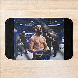 Khamzat Chimaev wolf Bath Mat