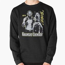 Khamzat Chimaev Borz UFC Pullover Sweatshirt