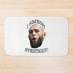 Khamzat Chimaev Smashes Everybody Funny UFC Fighter Bath Mat