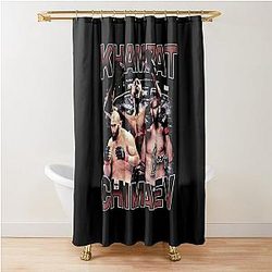 Khamzat Chimaev Shower Curtain