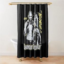Khamzat Chimaev Borz UFC Shower Curtain