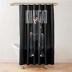 Khamzat Chimaev The Chechen Wolf Shower Curtain