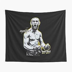 Khamzat Chimaev My Game Plan Is Smash Everybody Tapestry