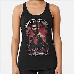 Khamzat Chimaev Borz Tour 2 Racerback Tank Top