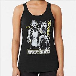 Khamzat Chimaev Borz UFC Racerback Tank Top