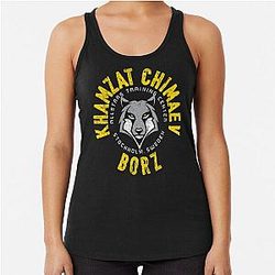Khamzat Chimaev Racerback Tank Top
