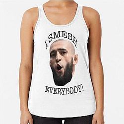 Khamzat Chimaev Smesh Everybody Racerback Tank Top