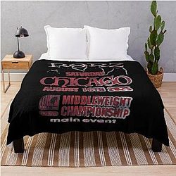 Khamzat Chimaev Borz Tour Throw Blanket