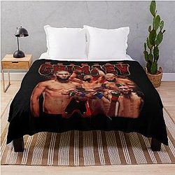 Khamzat Chimaev Throw Blanket