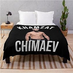Khamzat Chimaev Throw Blanket