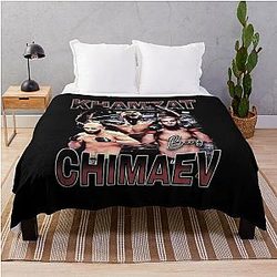 Khamzat Chimaev Borz Throw Blanket