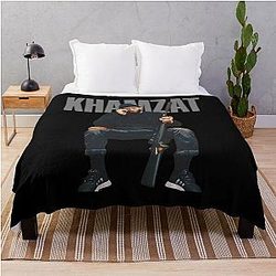 Khamzat Chimaev The Chechen Wolf Throw Blanket