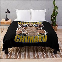 Khamzat Chimaev Mountain Wolf Throw Blanket