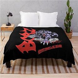 Khamzat Chimaev Deathpack Throw Blanket