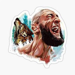Khamzat Chimaev Sticker