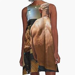 Khamzat Chimaev the wolf A-Line Dress