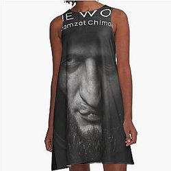The wolf Chimaev A Line Dress