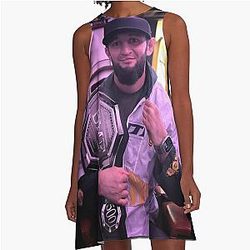 Khamzat Chimaev A-Line Dress